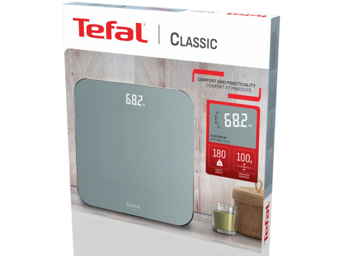 Ваги підлогові Tefal PP1903V0 CLASSIC Eucalyptus Metal — фото 4