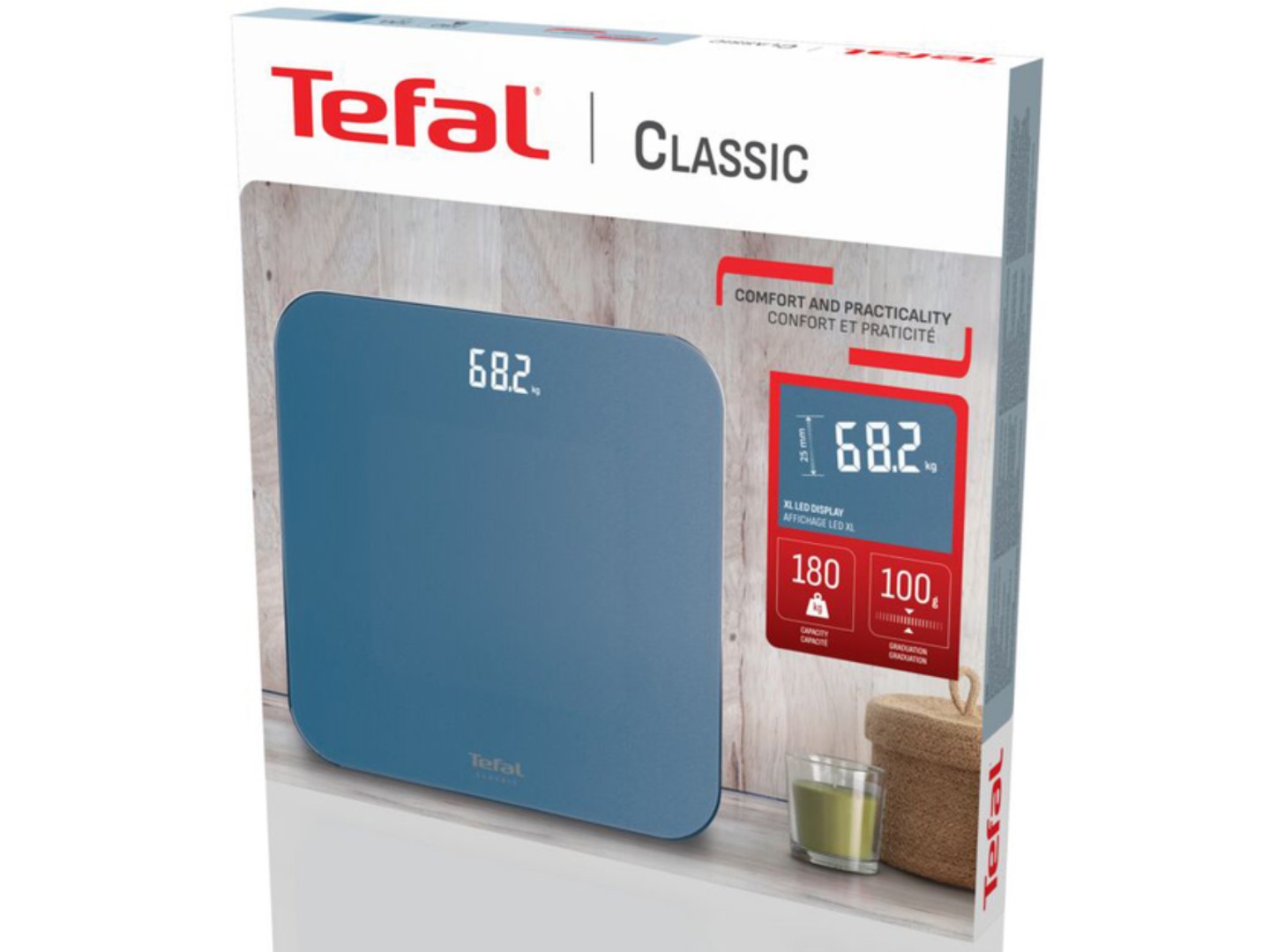 Ваги підлогові Tefal PP1905V0 CLASSIC Light Blue — фото 4