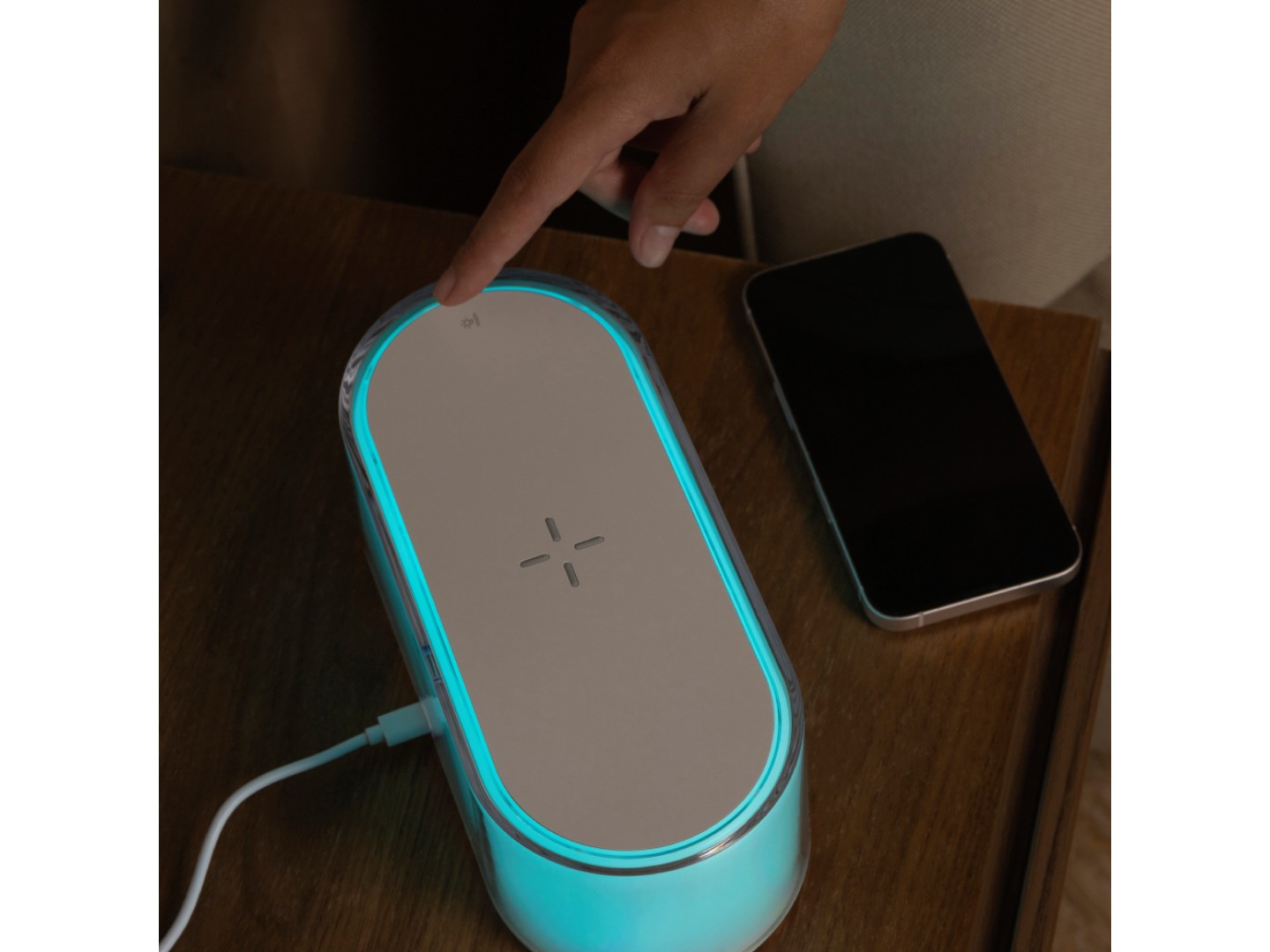Нічник Proove Multicolor Glow 1200mAh White (PLGM00102002) — фото 5