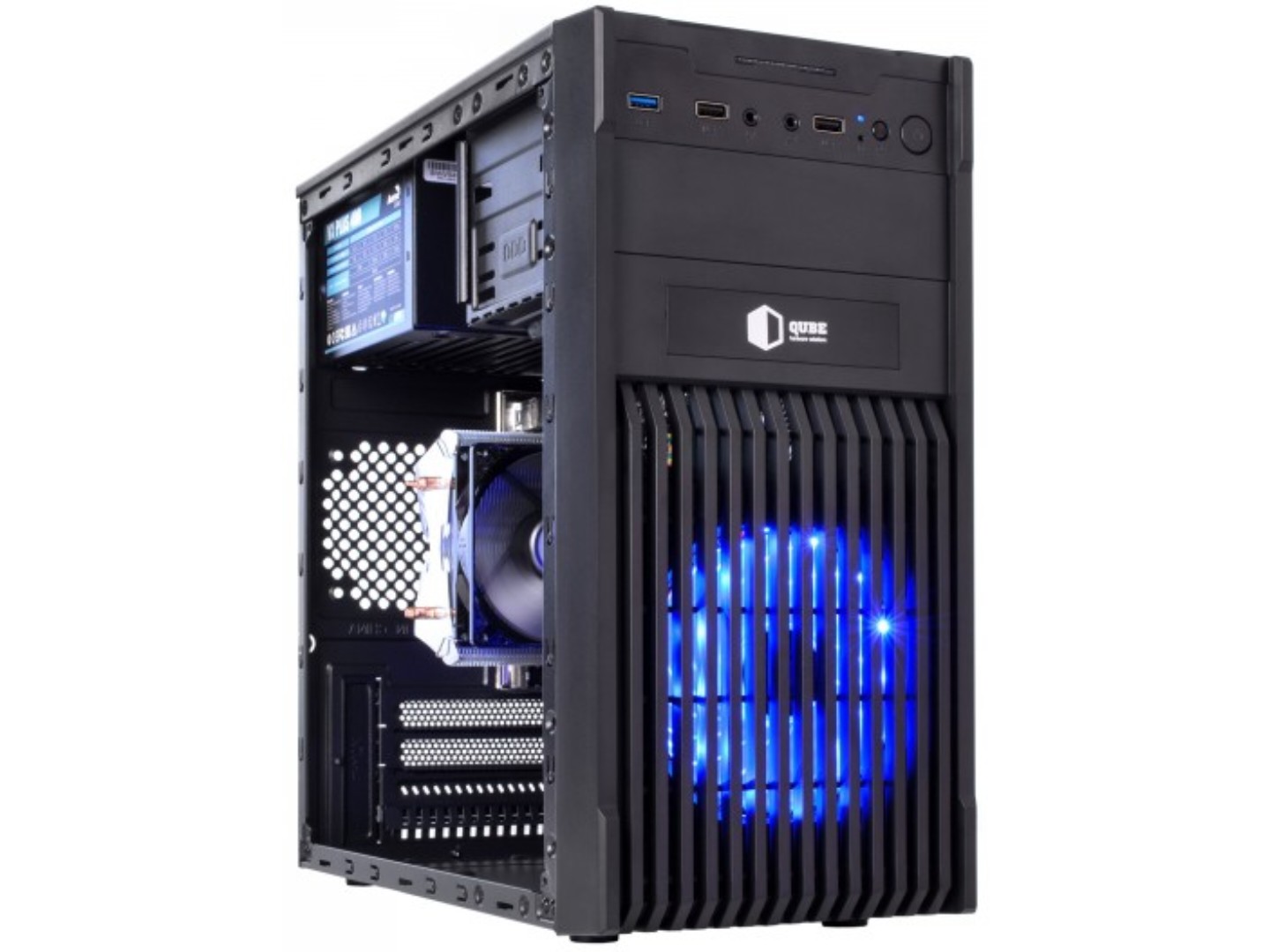 Системний блок QUBE QB i7 12700F GT 1030 2GB 164 (i712700FGT10302GB164)