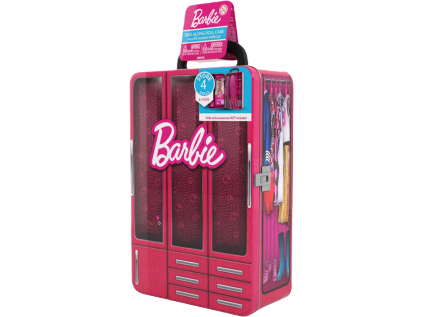Меблі і будиночки для ляльки Barbie Портативний кейс Модна Шафа (BBDS6B)