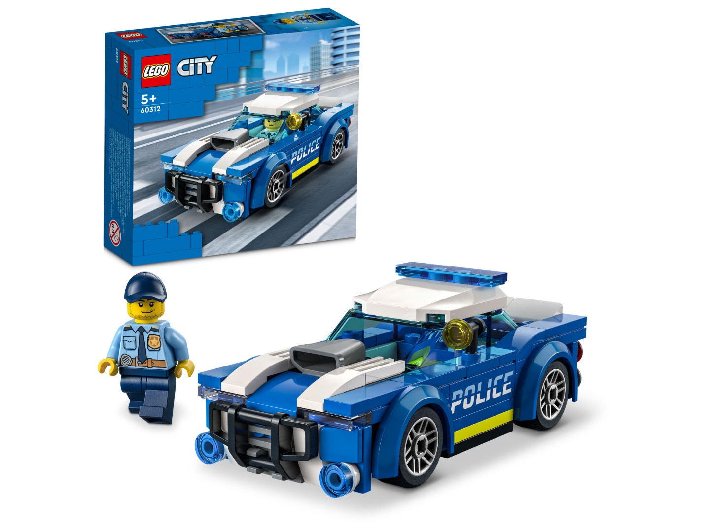 Конструктор LEGO City Поліцейський автомобіль (60312) — фото 1