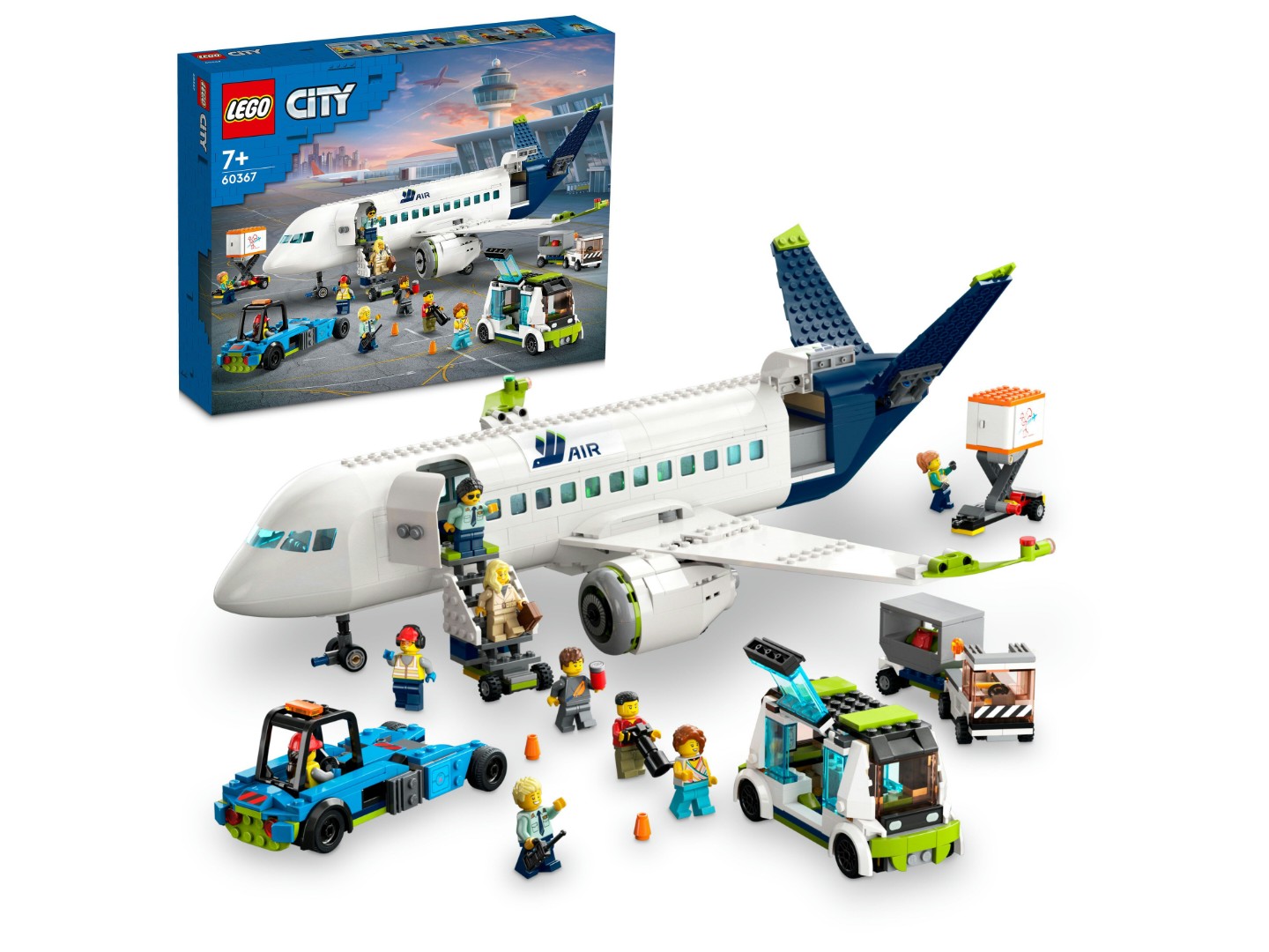 Конструктор LEGO City Пасажирський літак (60367) — фото 1