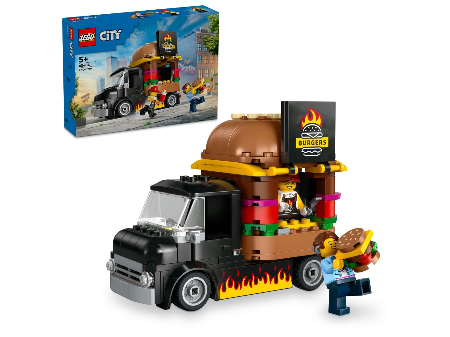 Конструктор LEGO City Вантажівка з гамбургерами (60404) — фото 1
