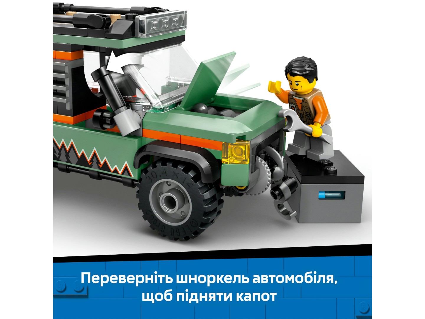 Конструктор LEGO City Позашляхова гірська вантажівка 4x4 (60447) — фото 6