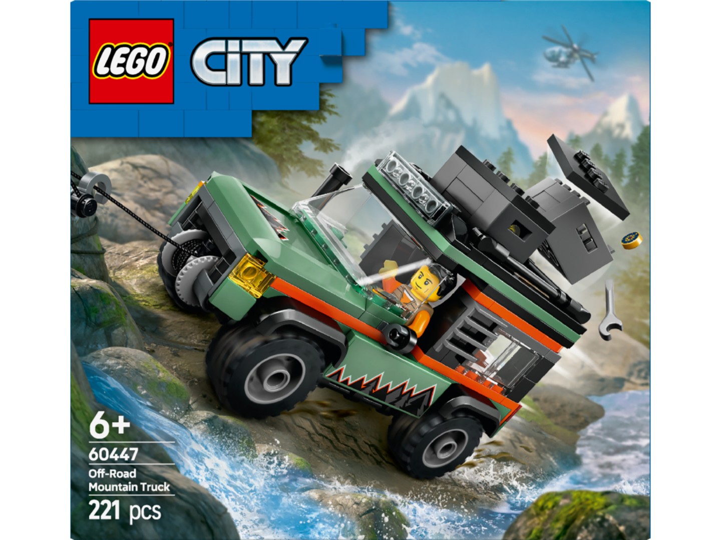 Конструктор LEGO City Позашляхова гірська вантажівка 4x4 (60447) — фото 11