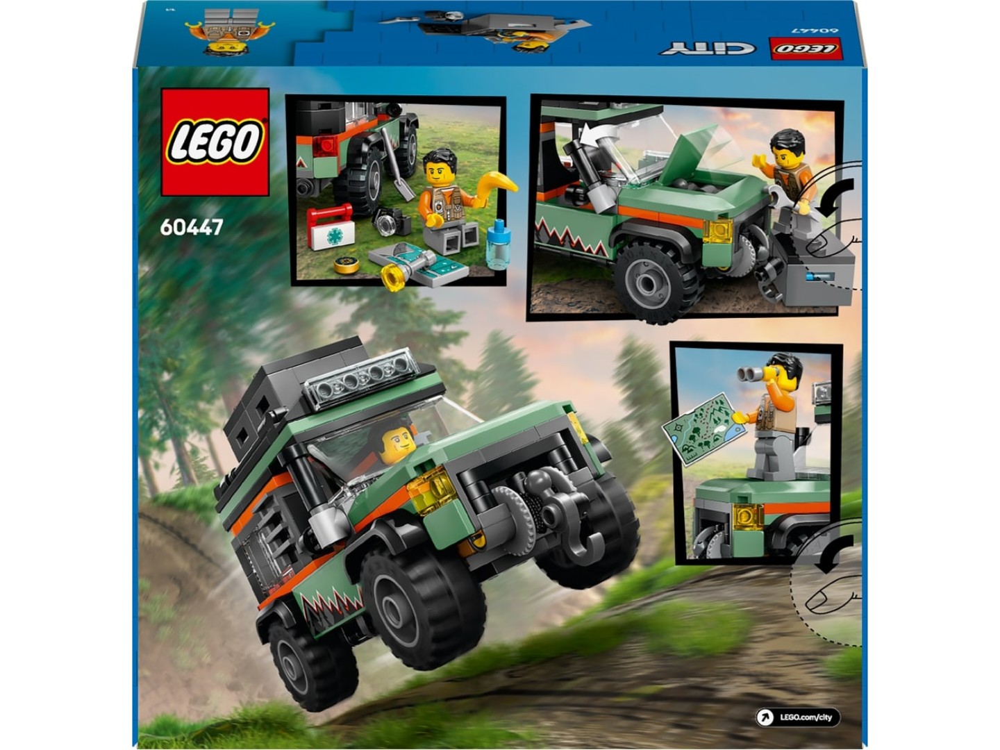 Конструктор LEGO City Позашляхова гірська вантажівка 4x4 (60447) — фото 2