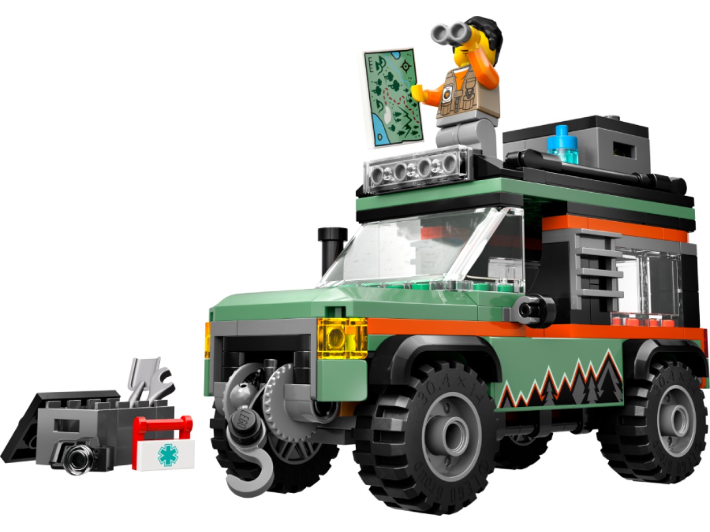 Конструктор LEGO City Позашляхова гірська вантажівка 4x4 (60447) — фото 3