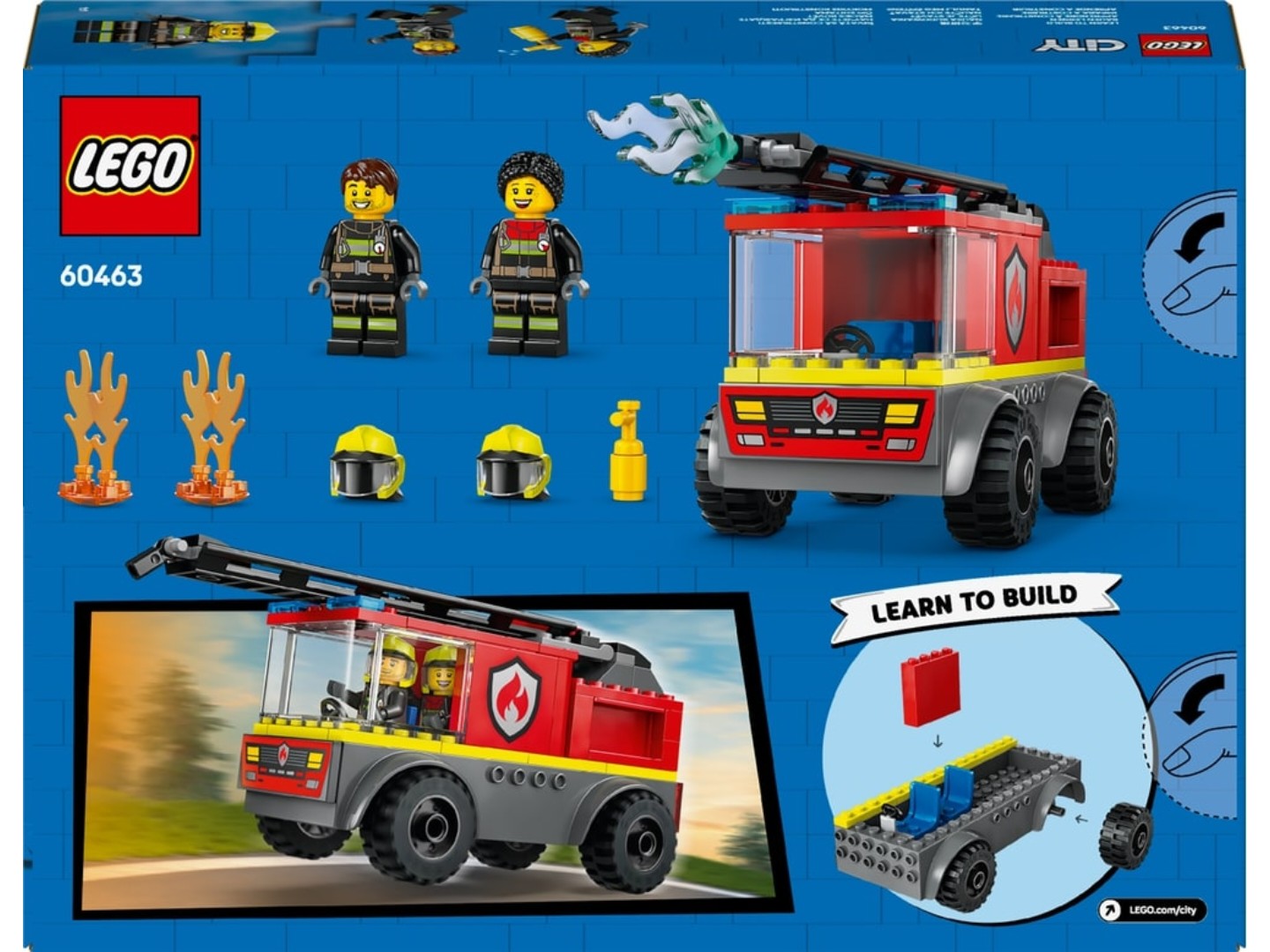 Конструктор LEGO City Пожежна машина з драбиною (60463) — фото 2