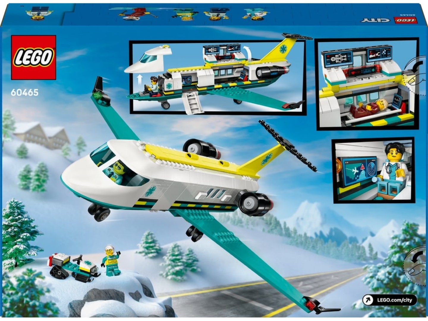 Конструктор LEGO City Літак швидкої медичної допомоги (60465) — фото 2