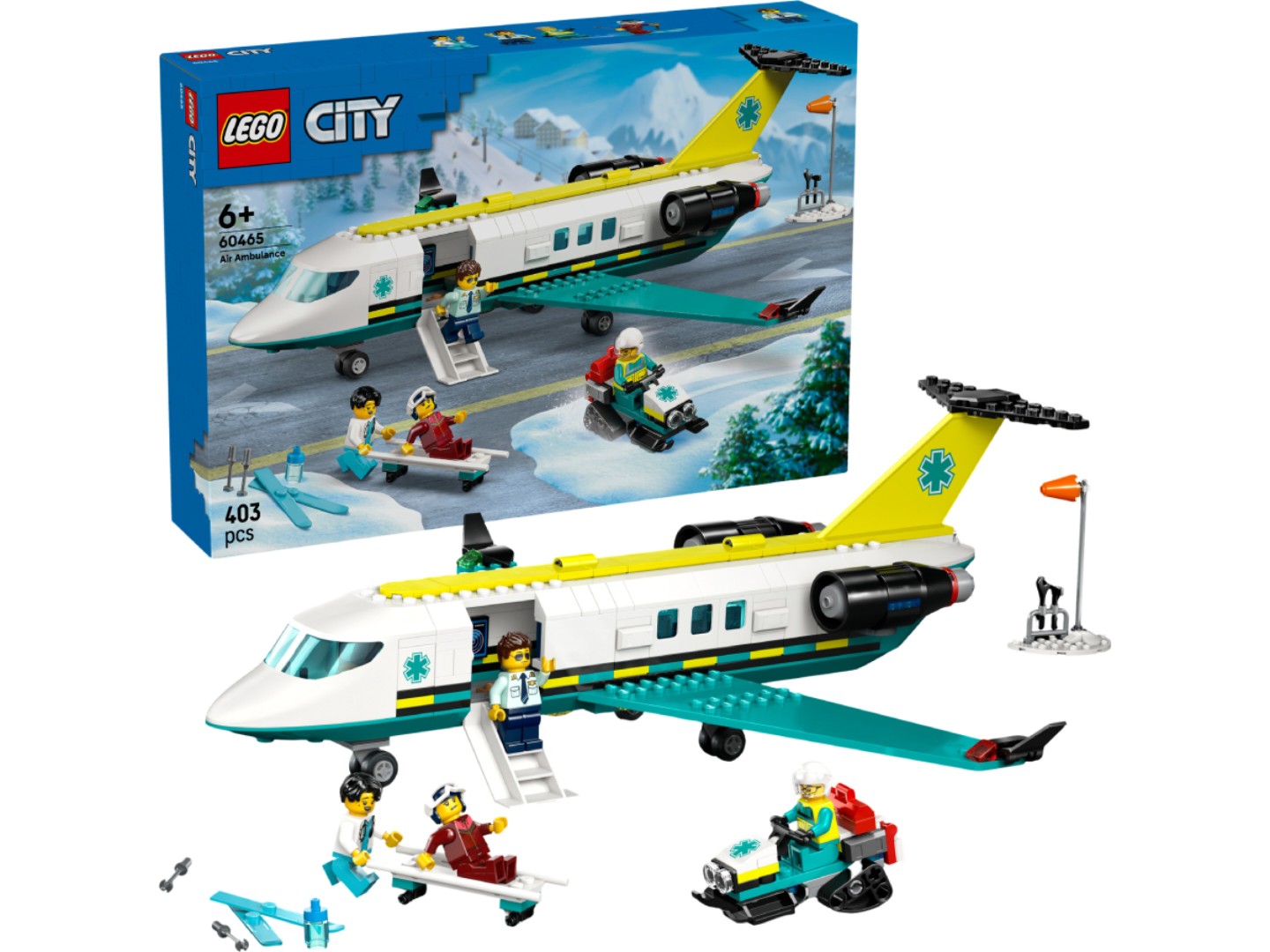 Конструктор LEGO City Літак швидкої медичної допомоги (60465) — фото 1