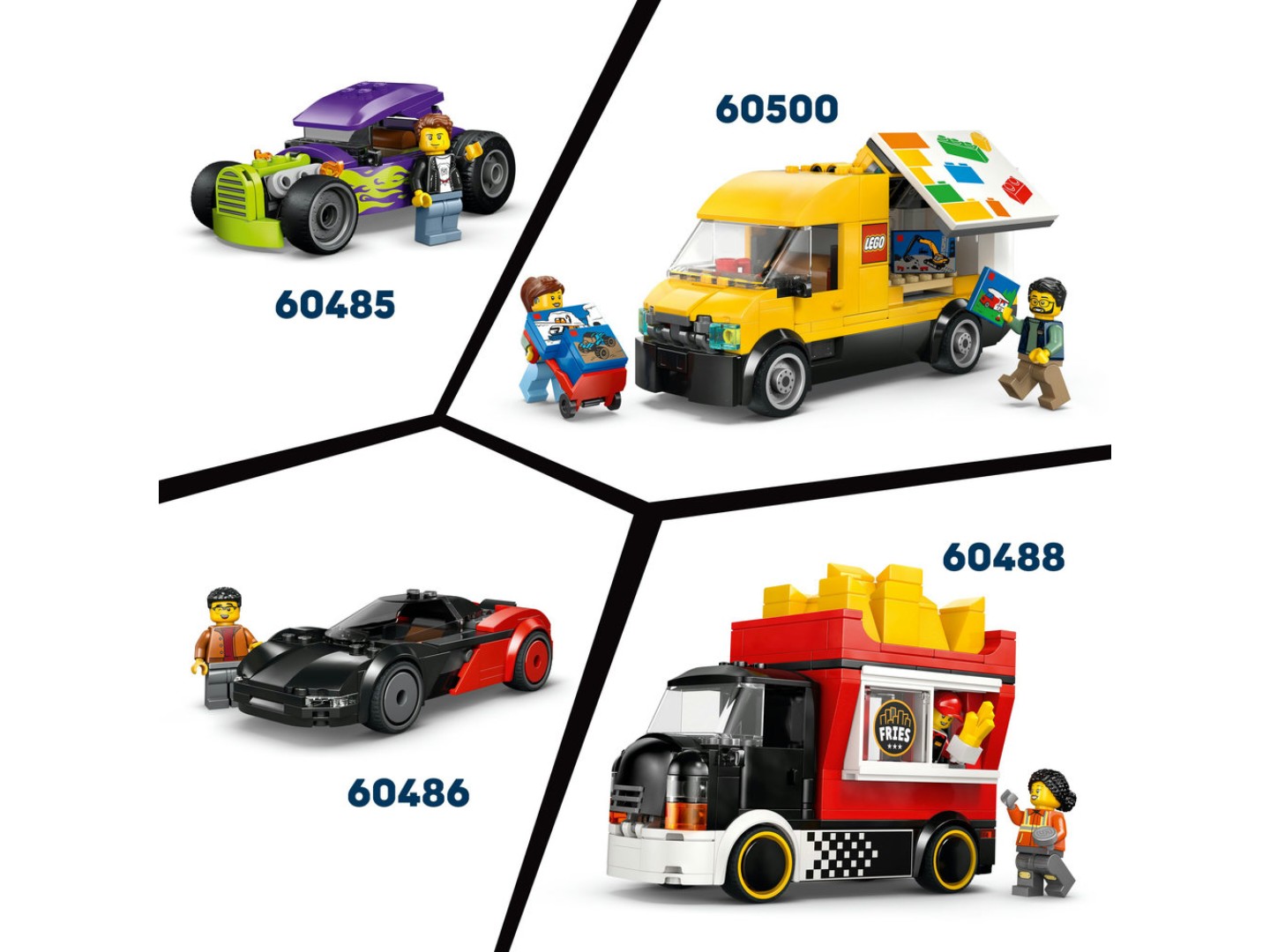 Конструктор LEGO City Вантажівка з картоплею фрі (60488) — фото 9