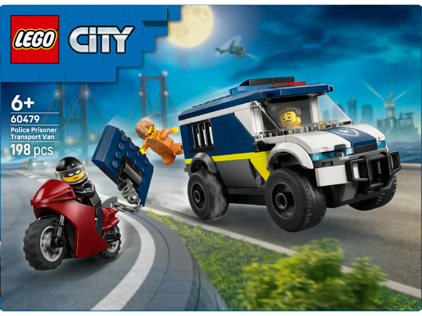 Конструктор LEGO City Поліцейський фургон для перевезення в'язнів (60479) — фото 15