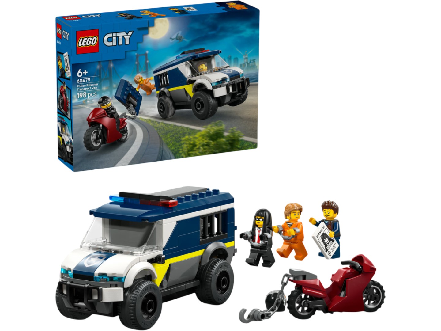 Конструктор LEGO City Поліцейський фургон для перевезення в'язнів (60479) — фото 1