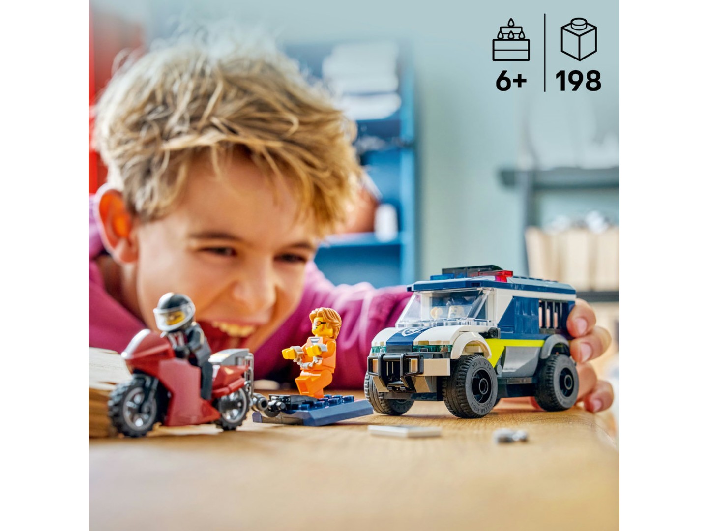 Конструктор LEGO City Поліцейський фургон для перевезення в'язнів (60479) — фото 4