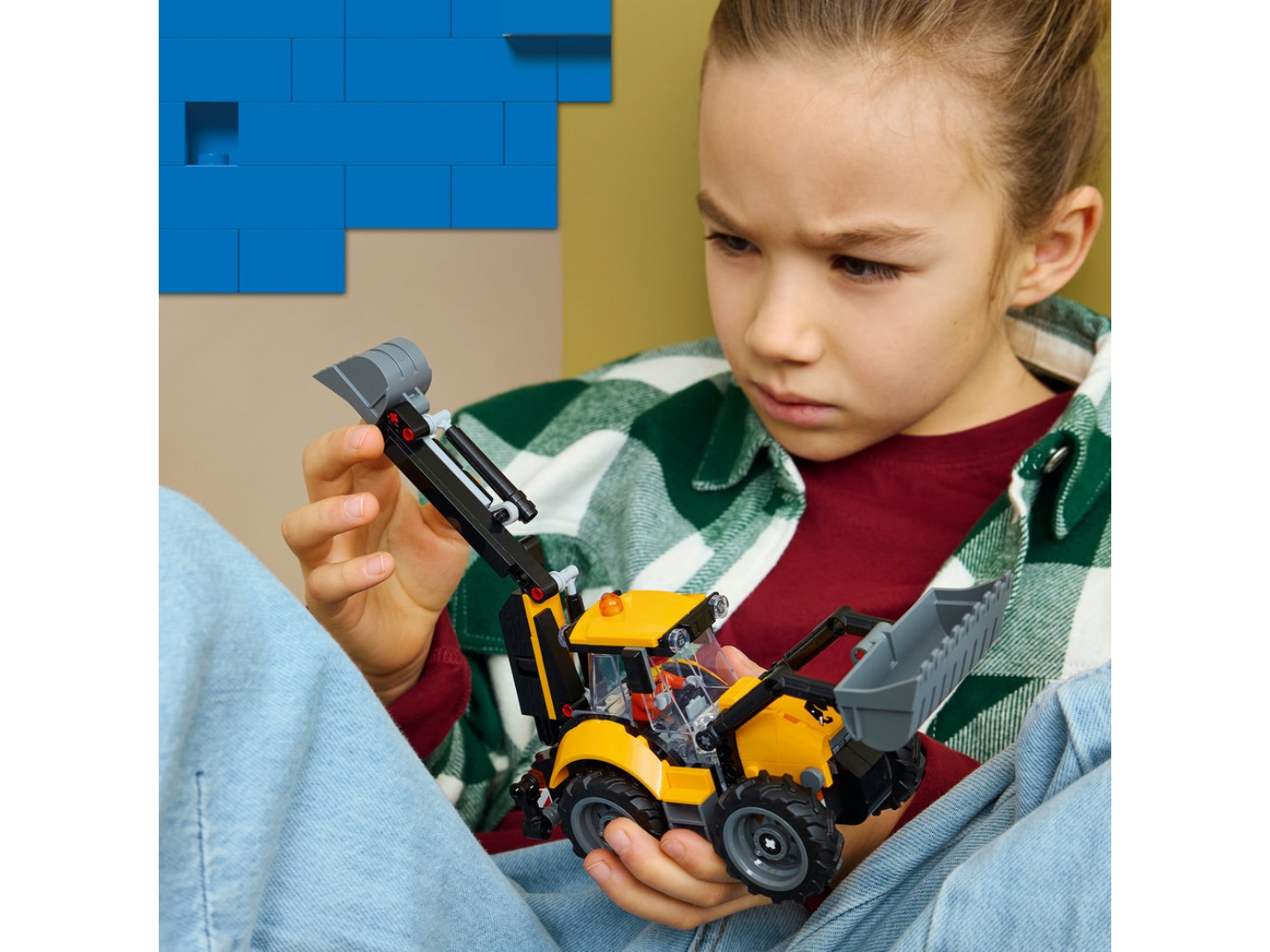 Конструктор LEGO City Жовтий екскаватор-навантажувач (60480) — фото 8