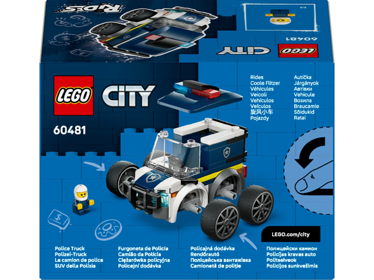 Конструктор LEGO City Автівки — Поліцейська вантажівка (60481) — фото 2