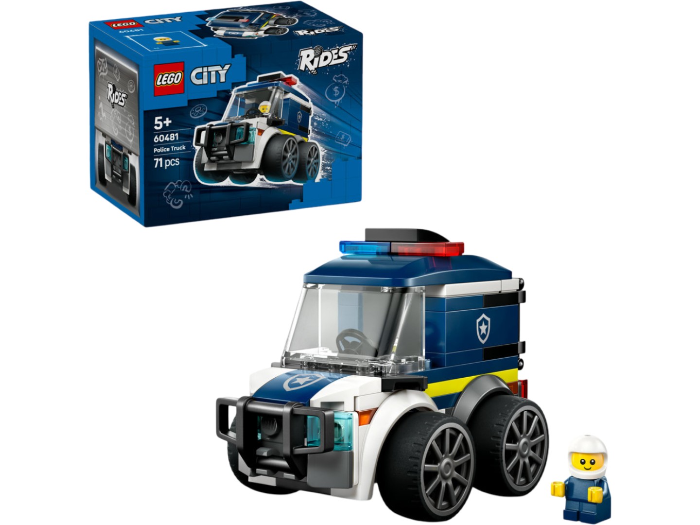 Конструктор LEGO City Автівки — Поліцейська вантажівка (60481) — фото 1
