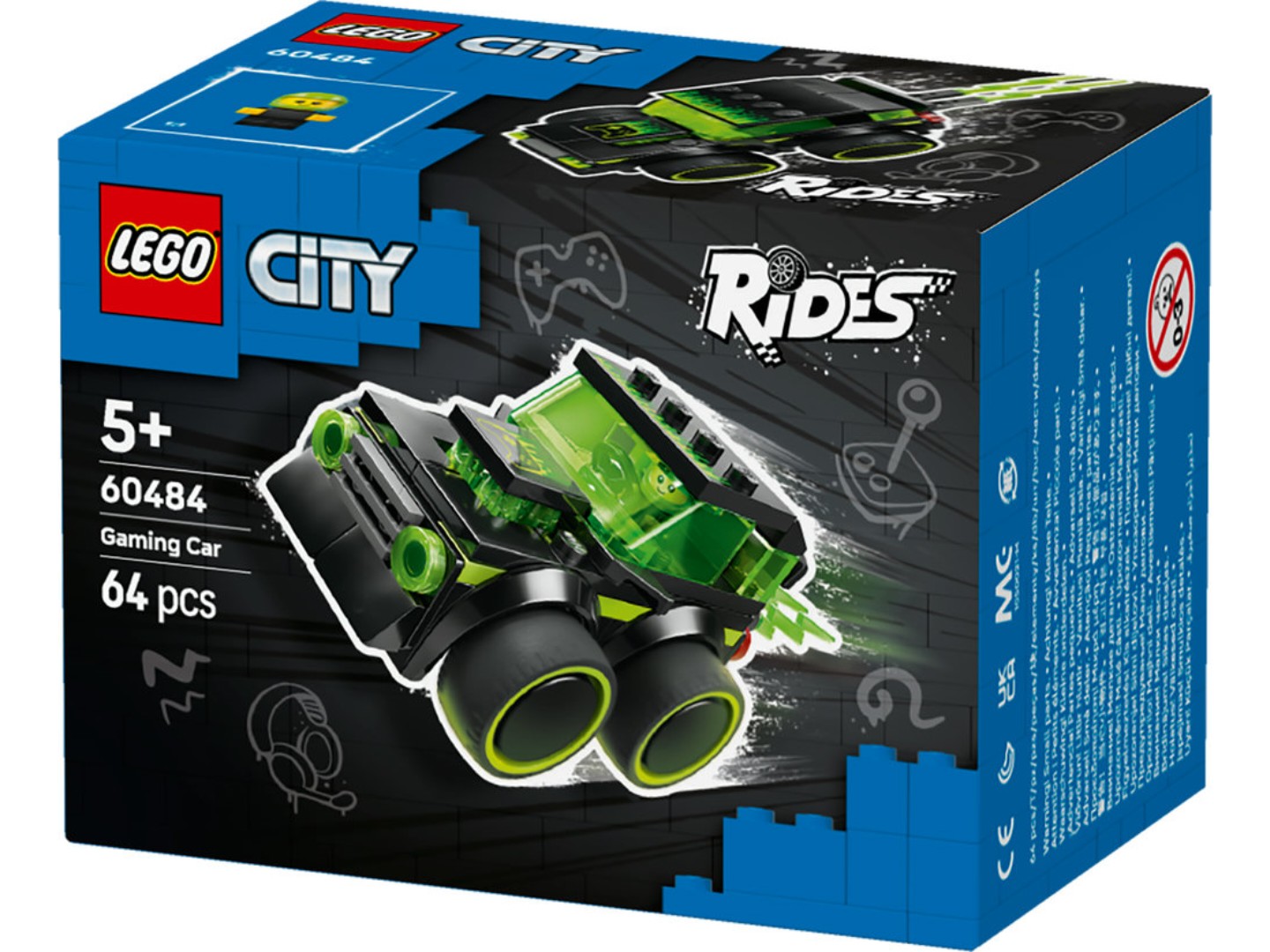 Конструктор LEGO City Автівки — Ігровий автомобіль для перегонів (60484) — фото 16