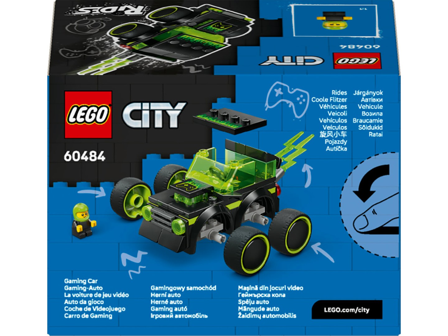Конструктор LEGO City Автівки — Ігровий автомобіль для перегонів (60484) — фото 2