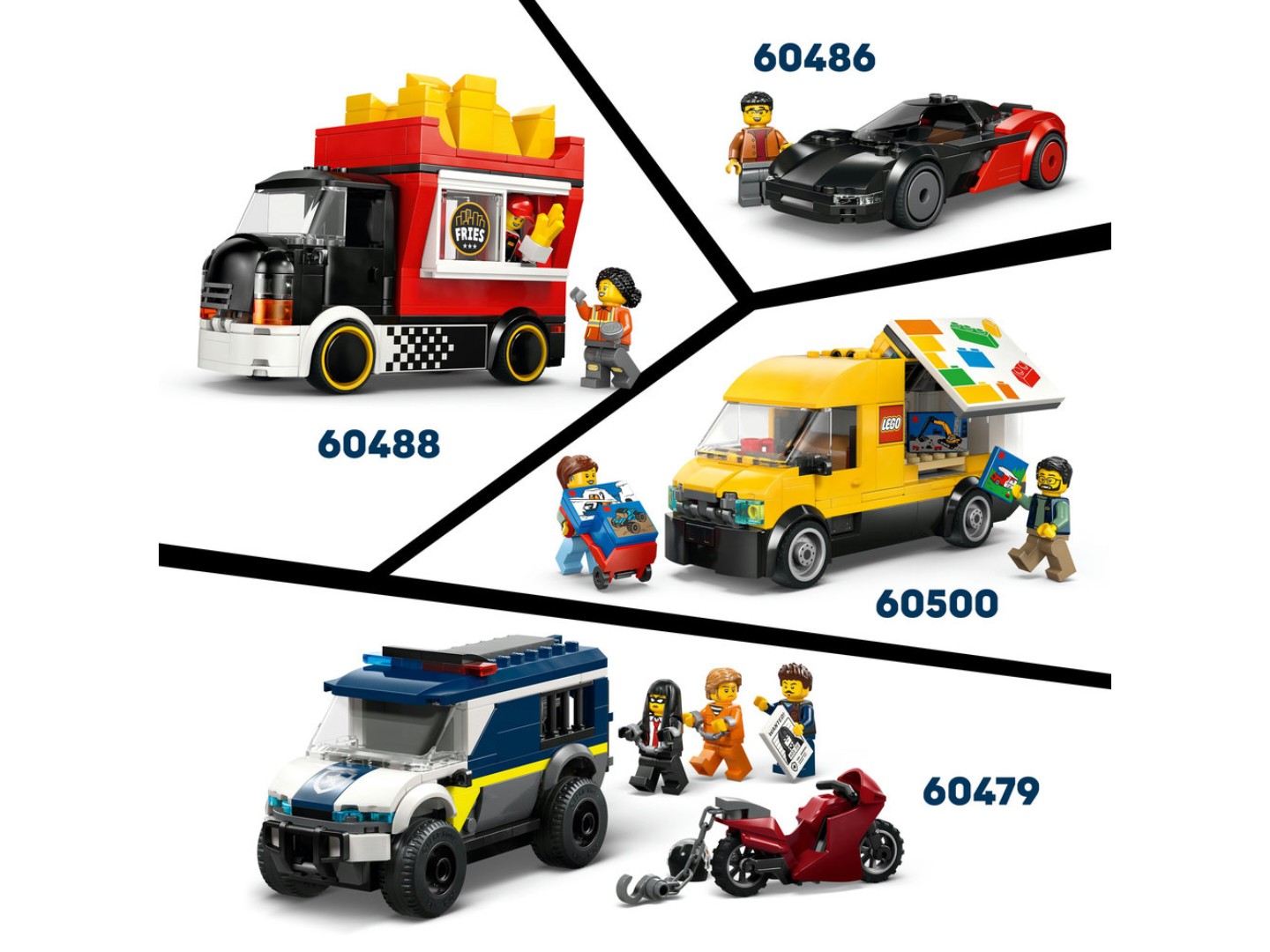 Конструктор LEGO City Поліцейський фургон для перевезення в'язнів (60479) — фото 9
