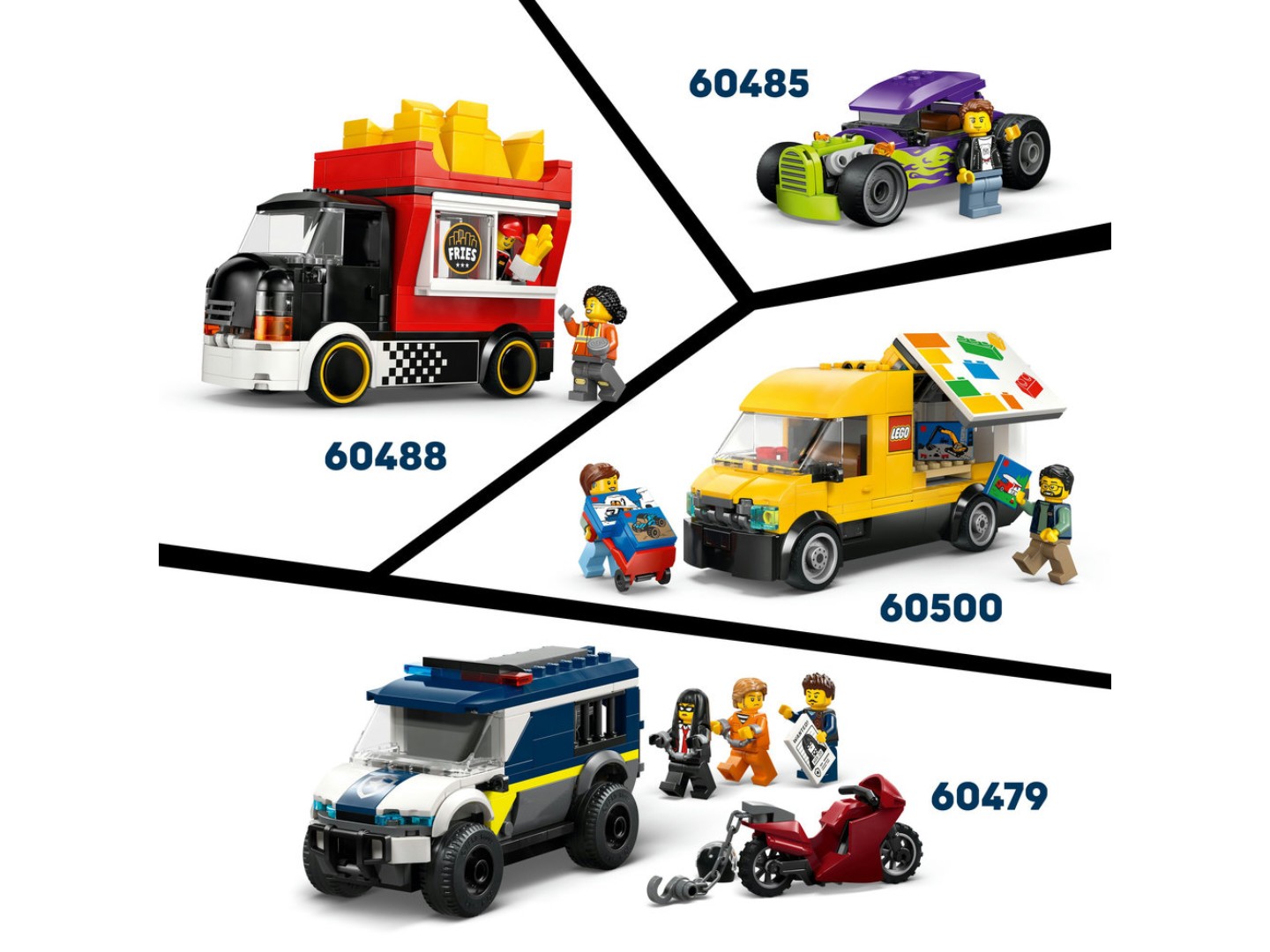 Конструктор LEGO City Вантажівка з картоплею фрі (60488) — фото 12