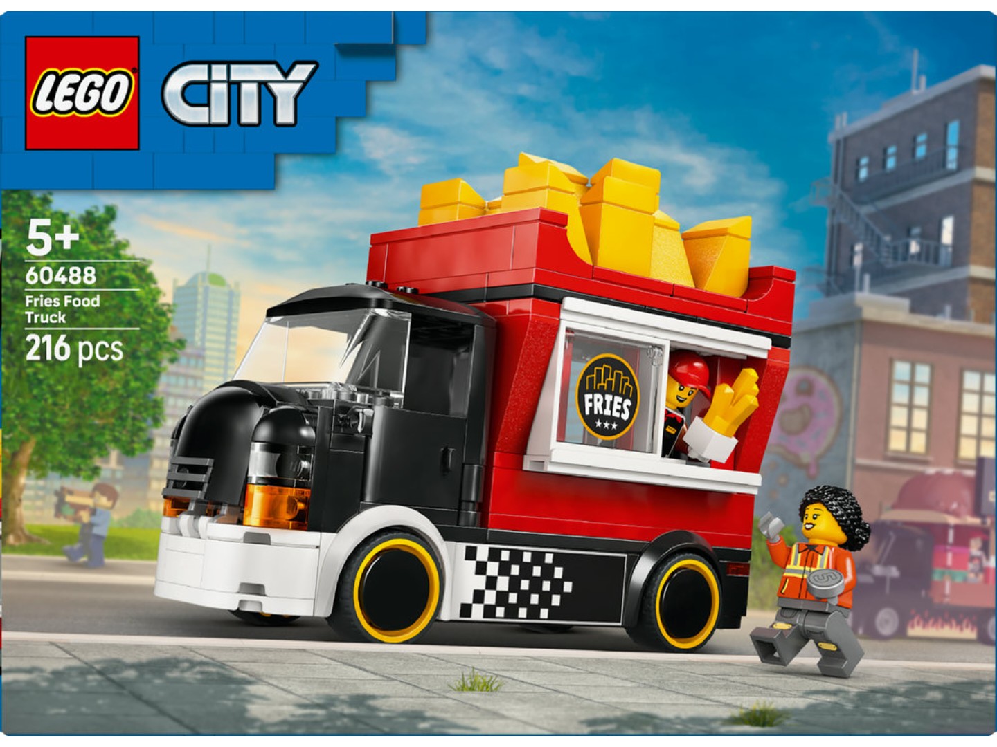 Конструктор LEGO City Вантажівка з картоплею фрі (60488) — фото 14