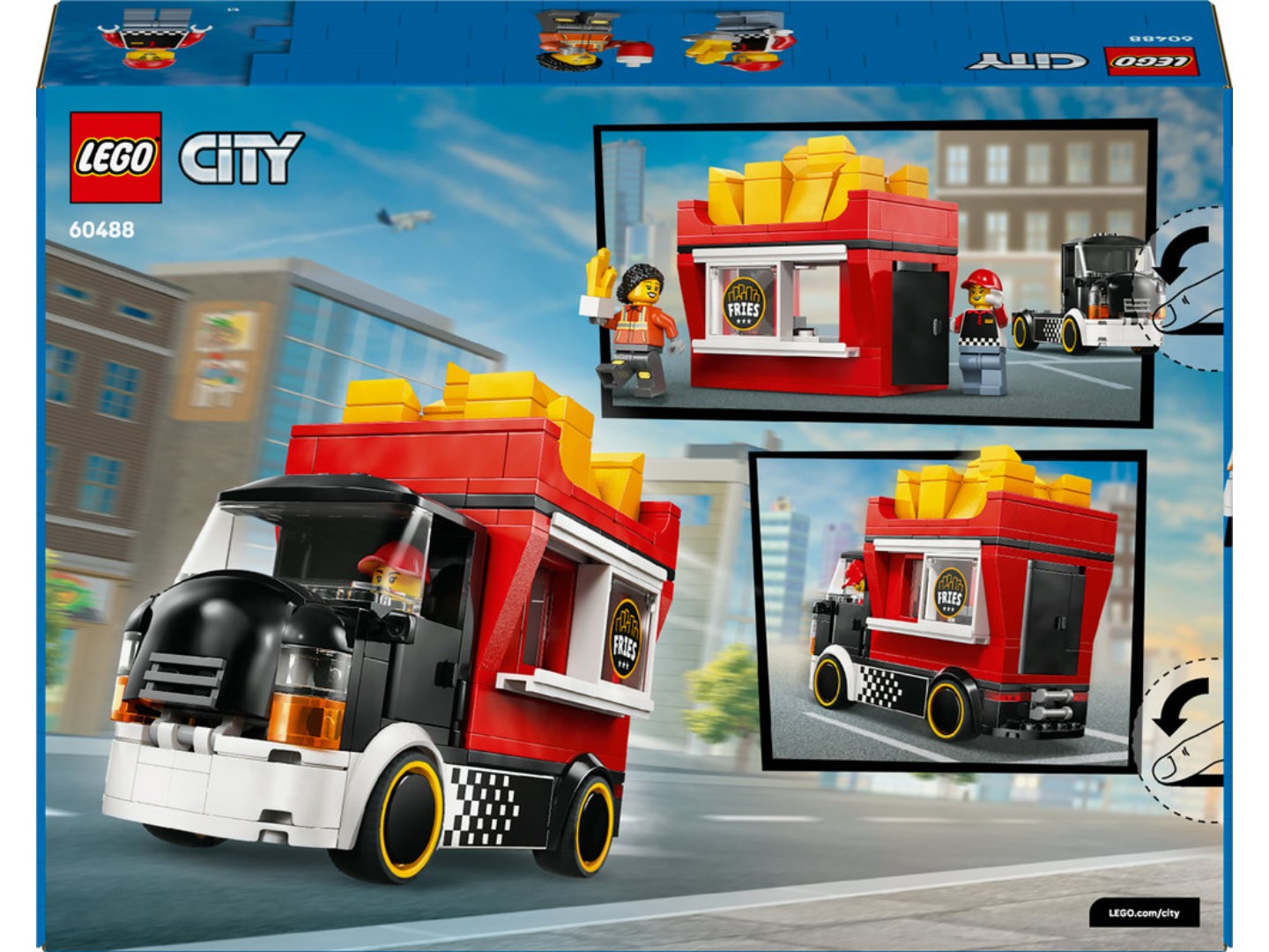 Конструктор LEGO City Вантажівка з картоплею фрі (60488) — фото 2