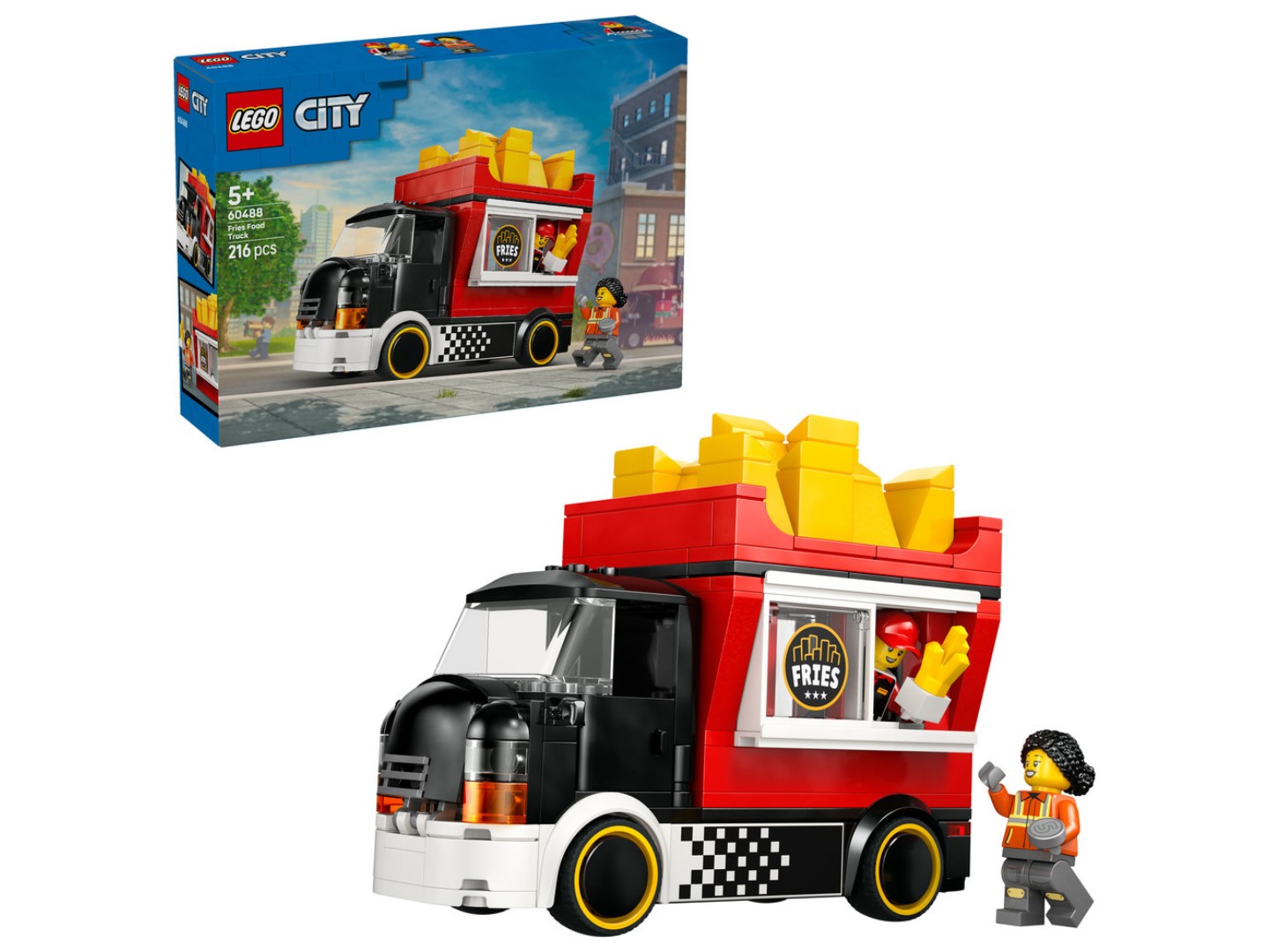 Конструктор LEGO City Вантажівка з картоплею фрі (60488) — фото 1
