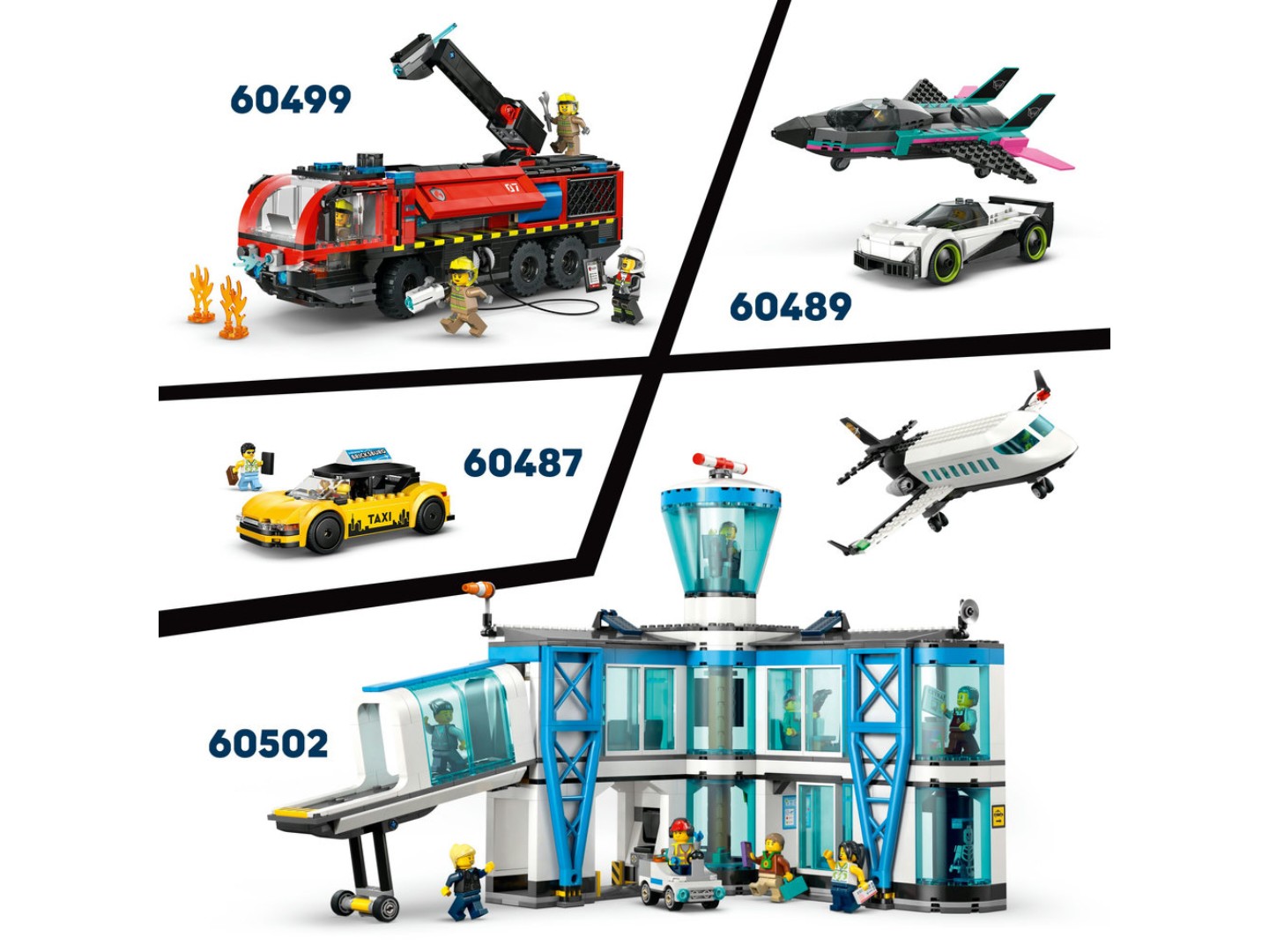 Конструктор LEGO City Пожежна вантажівка в аеропорту (60499) — фото 11