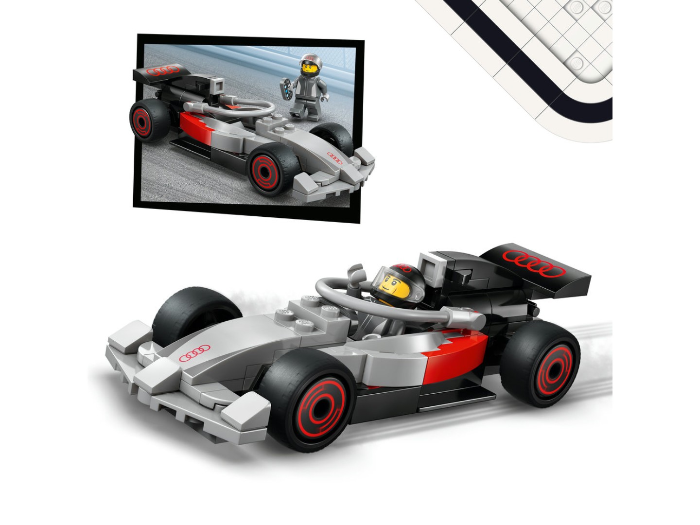 Конструктор LEGO City Вантажівка для демонстрації F1® із перегоновим автомобілем Audi F1® (60493) — фото 7