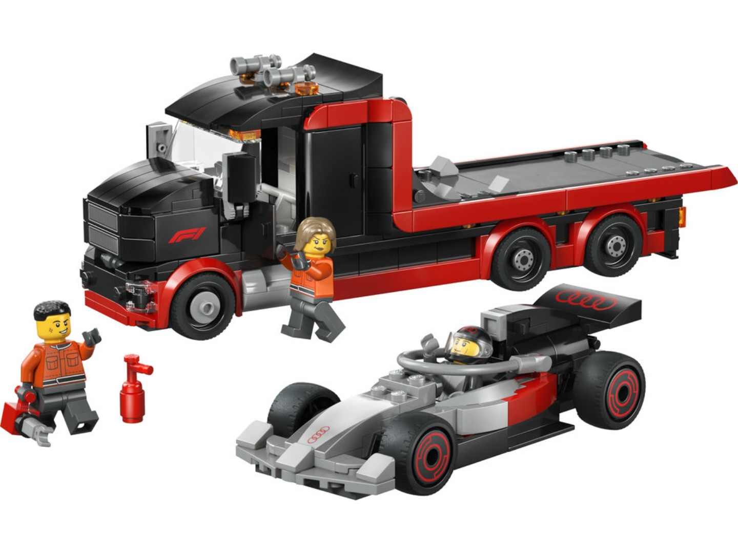 Конструктор LEGO City Вантажівка для демонстрації F1® із перегоновим автомобілем Audi F1® (60493) — фото 3