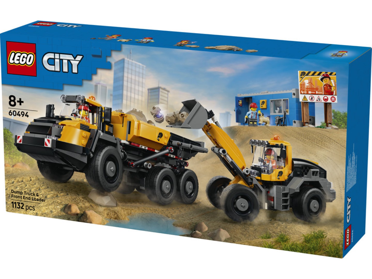 Конструктор LEGO City Самоскид і фронтальний ковшовий навантажувач (60494) — фото 16