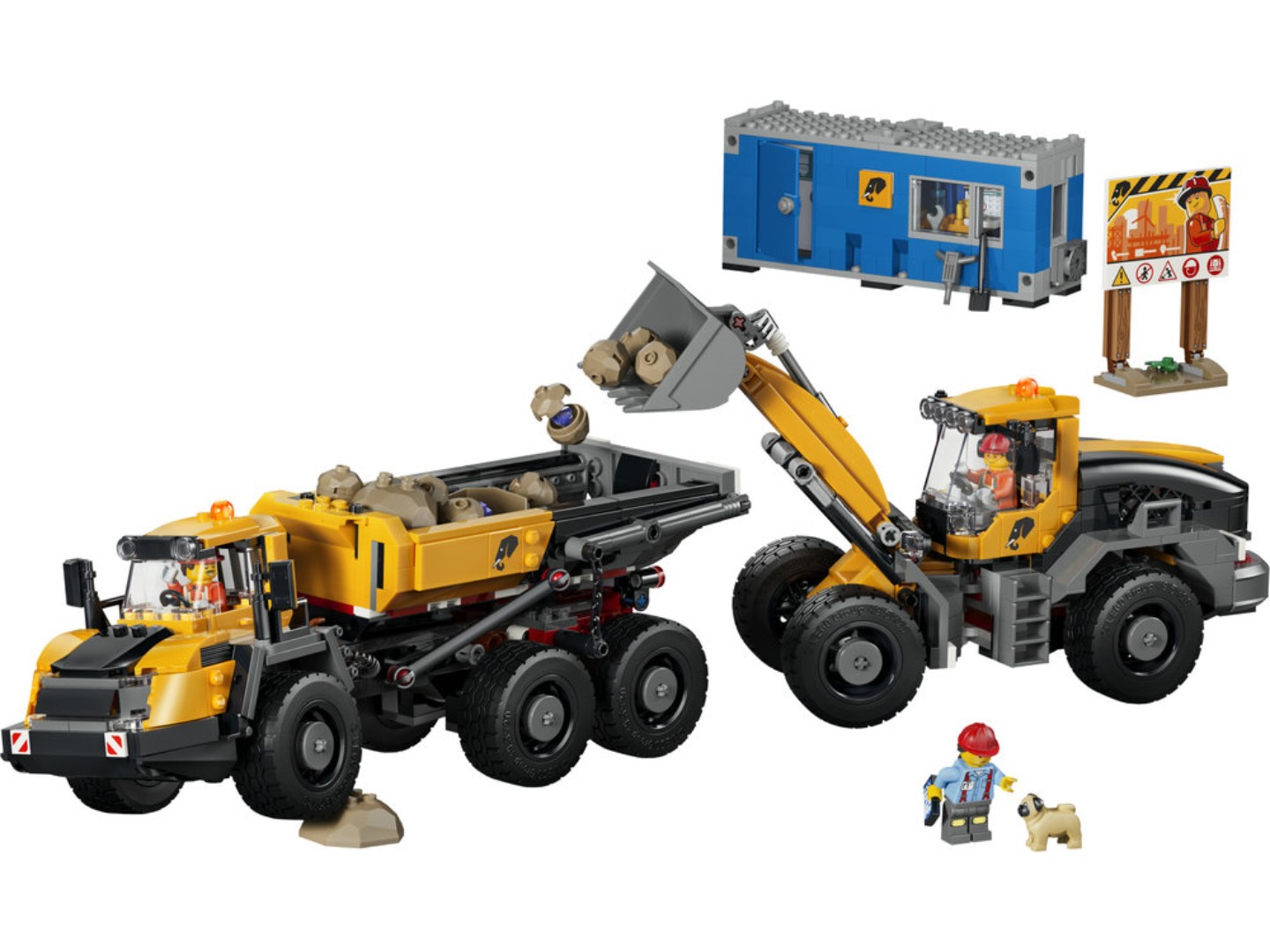 Конструктор LEGO City Самоскид і фронтальний ковшовий навантажувач (60494) — фото 3