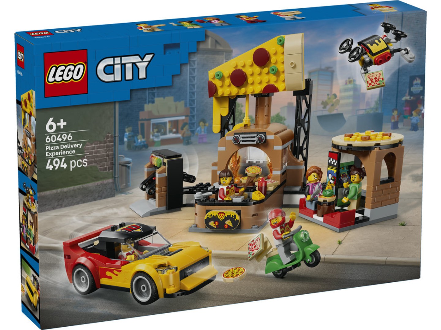 Конструктор LEGO City Доставка піци з різними транспортними засобами (60496) — фото 16