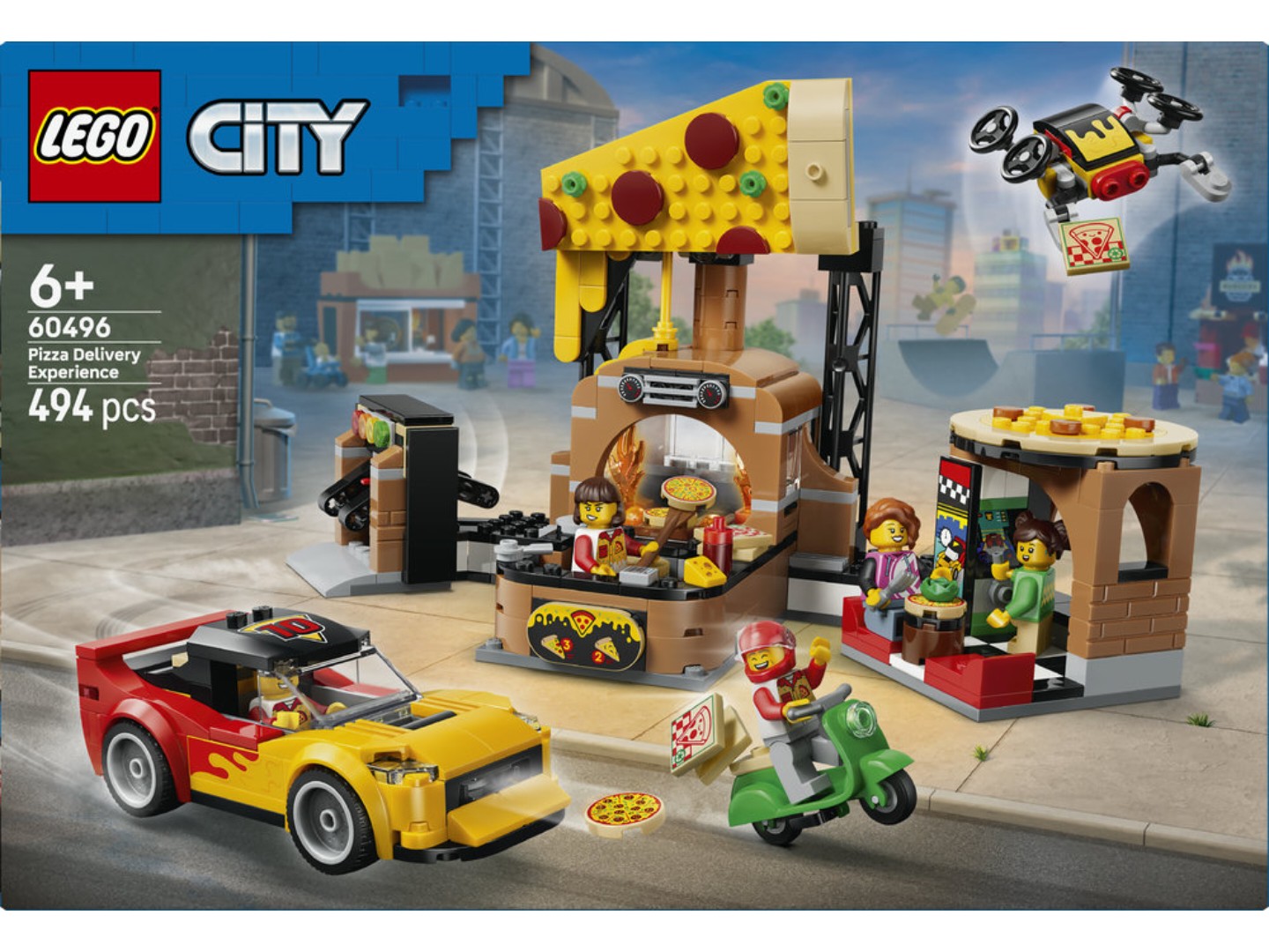 Конструктор LEGO City Доставка піци з різними транспортними засобами (60496) — фото 17
