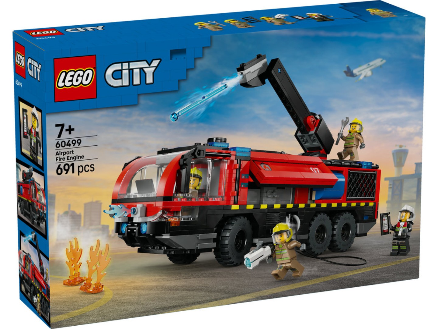 Конструктор LEGO City Пожежна вантажівка в аеропорту (60499) — фото 13