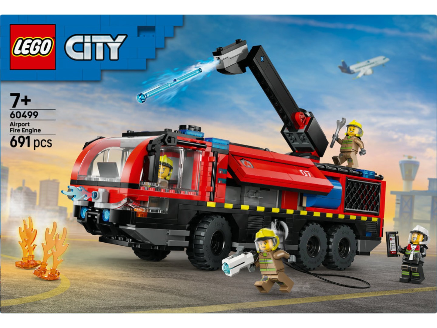 Конструктор LEGO City Пожежна вантажівка в аеропорту (60499) — фото 14