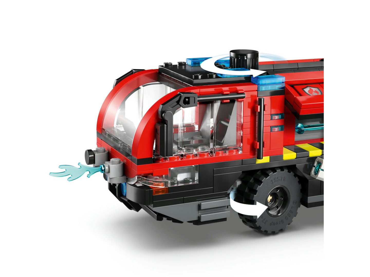 Конструктор LEGO City Пожежна вантажівка в аеропорту (60499) — фото 6