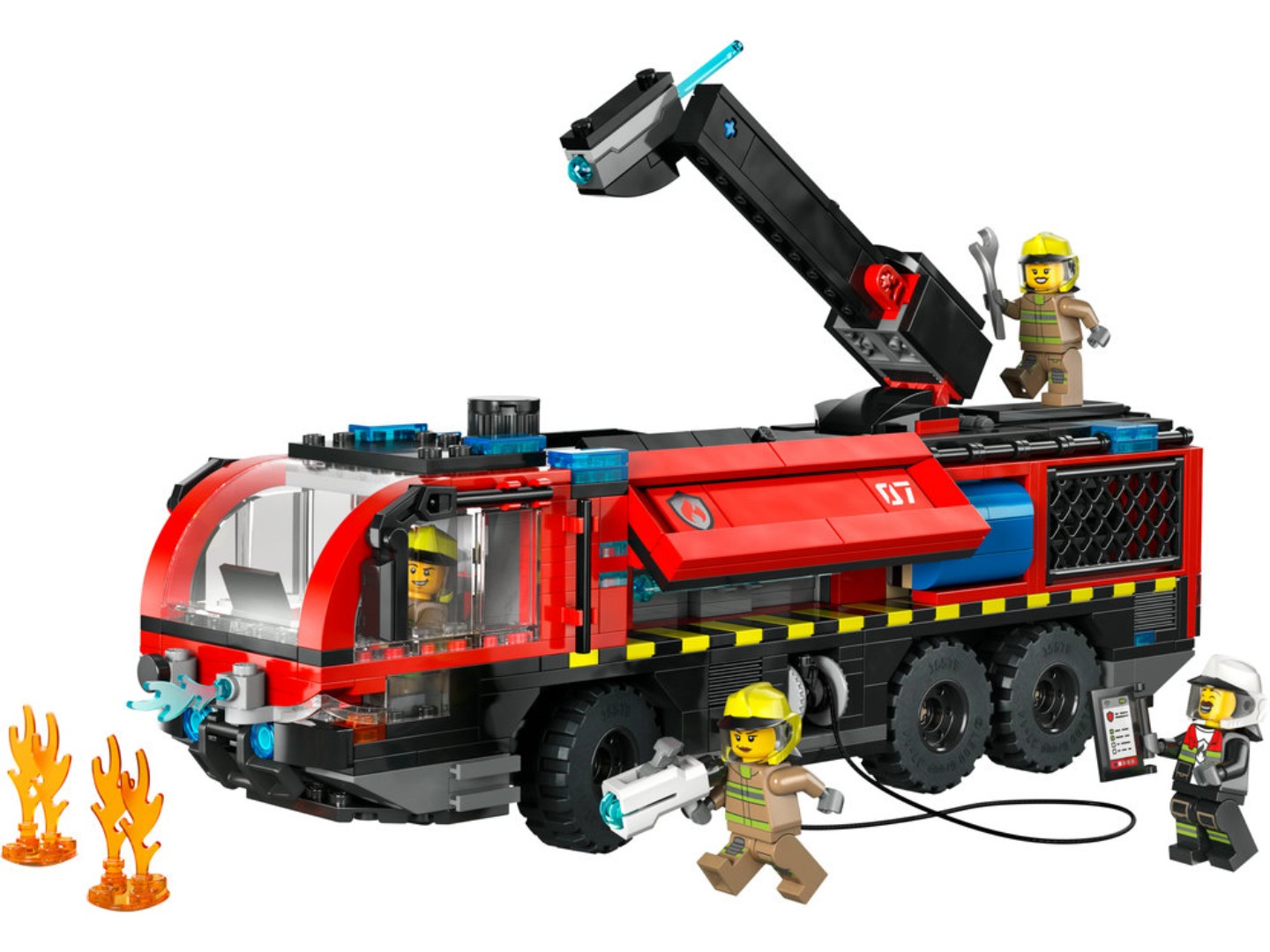 Конструктор LEGO City Пожежна вантажівка в аеропорту (60499) — фото 3