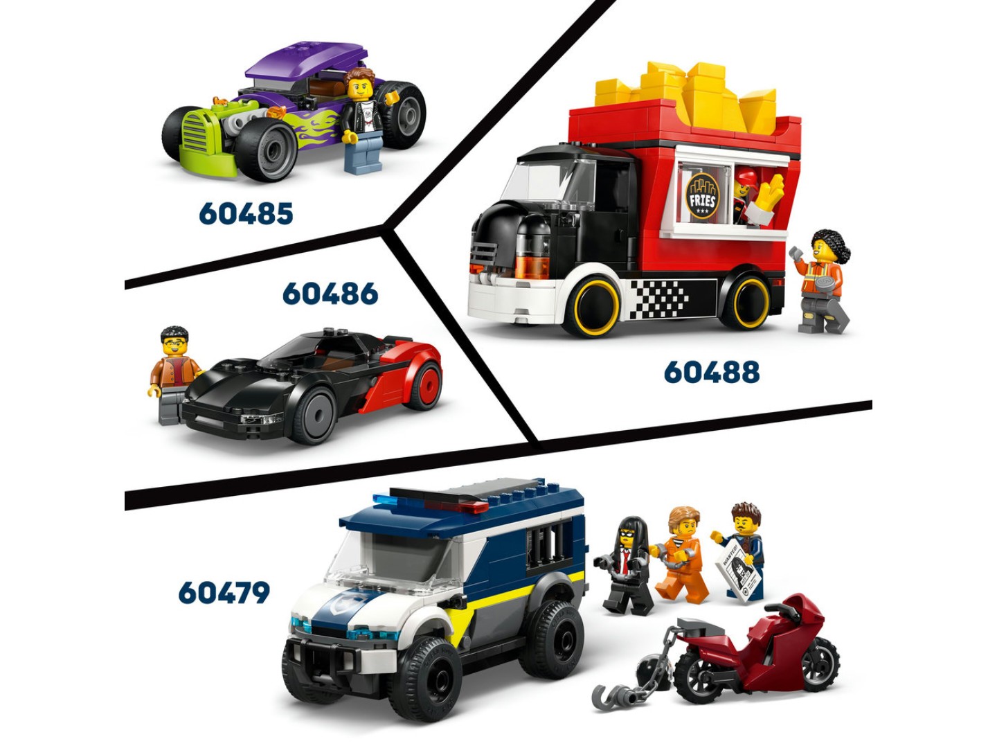 Конструктор LEGO City Поліцейський фургон для перевезення в'язнів (60479) — фото 12