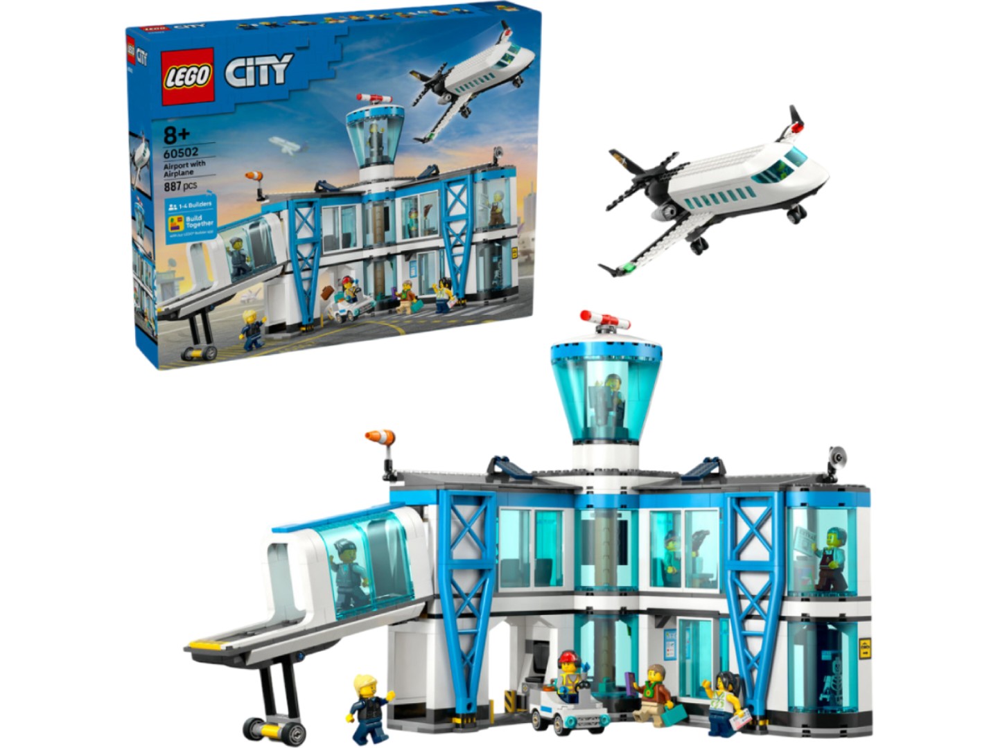 Конструктор LEGO City Аеропорт із літаком (60502) — фото 1