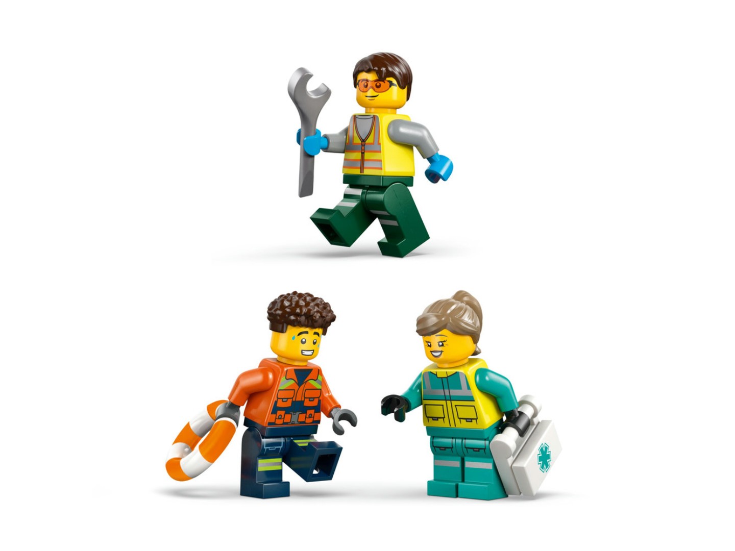Конструктор LEGO City Ремікс літака, вантажівки та судна на повітряній подушці (60505) — фото 8