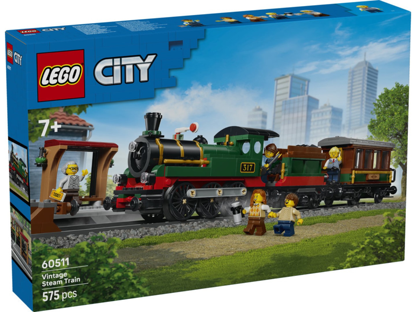 Конструктор LEGO City Старовинний паровоз (60511) — фото 11
