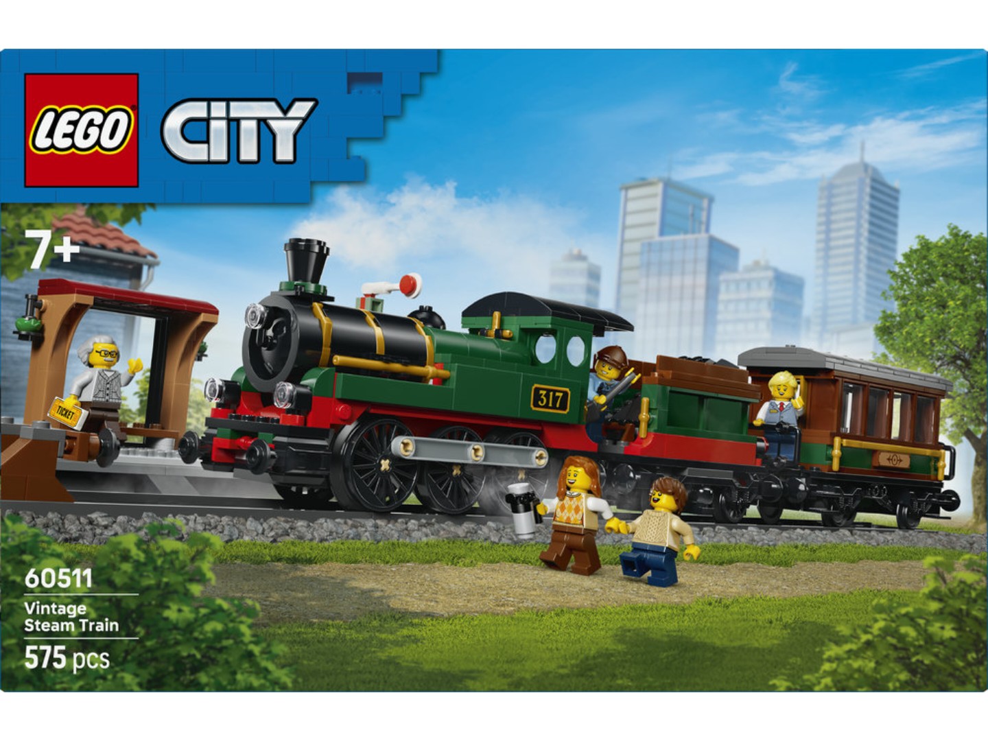 Конструктор LEGO City Старовинний паровоз (60511) — фото 12