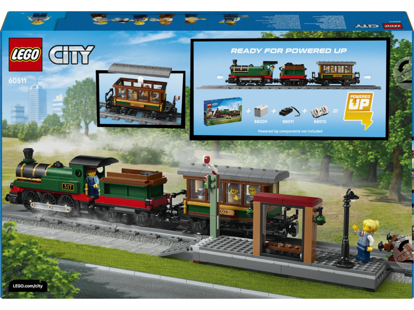 Конструктор LEGO City Старовинний паровоз (60511) — фото 2