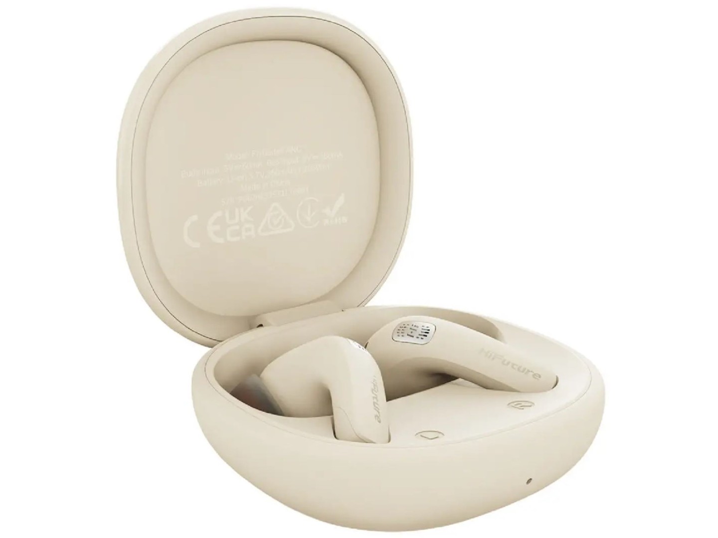 Навушники вкладиші бездротові TWS HiFuture flybuds4.latte