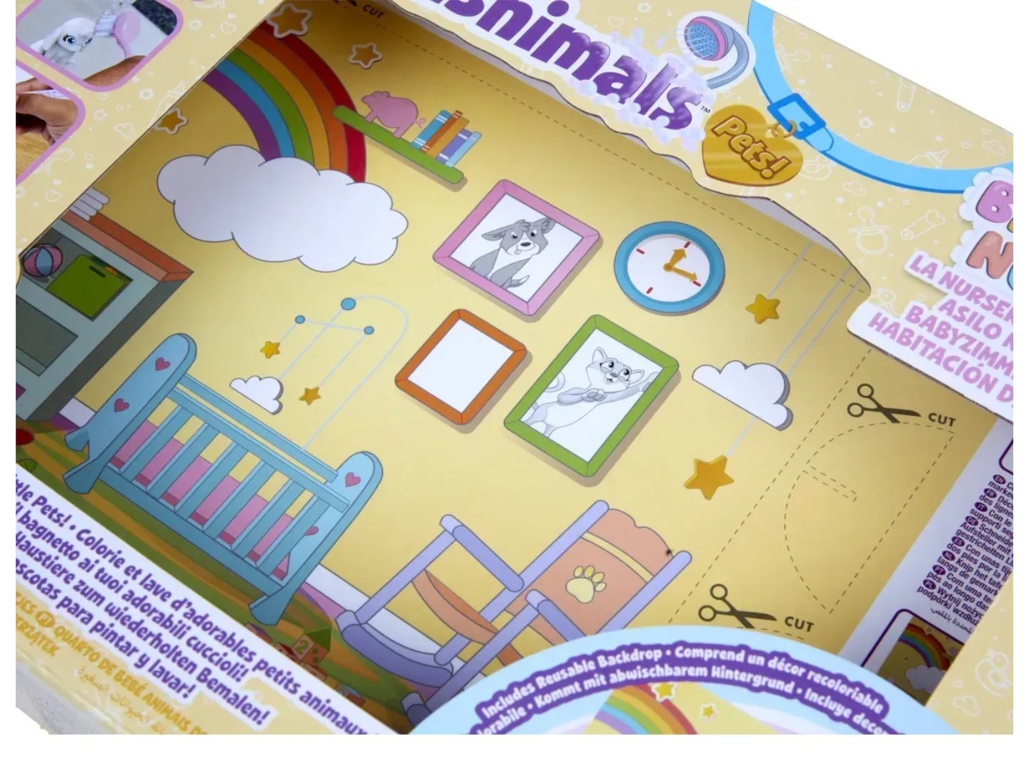 Набір для декупажу та розпису Crayola Washimals Домашні тваринки з фломастерами 5 шт. (74-7516) — фото 4