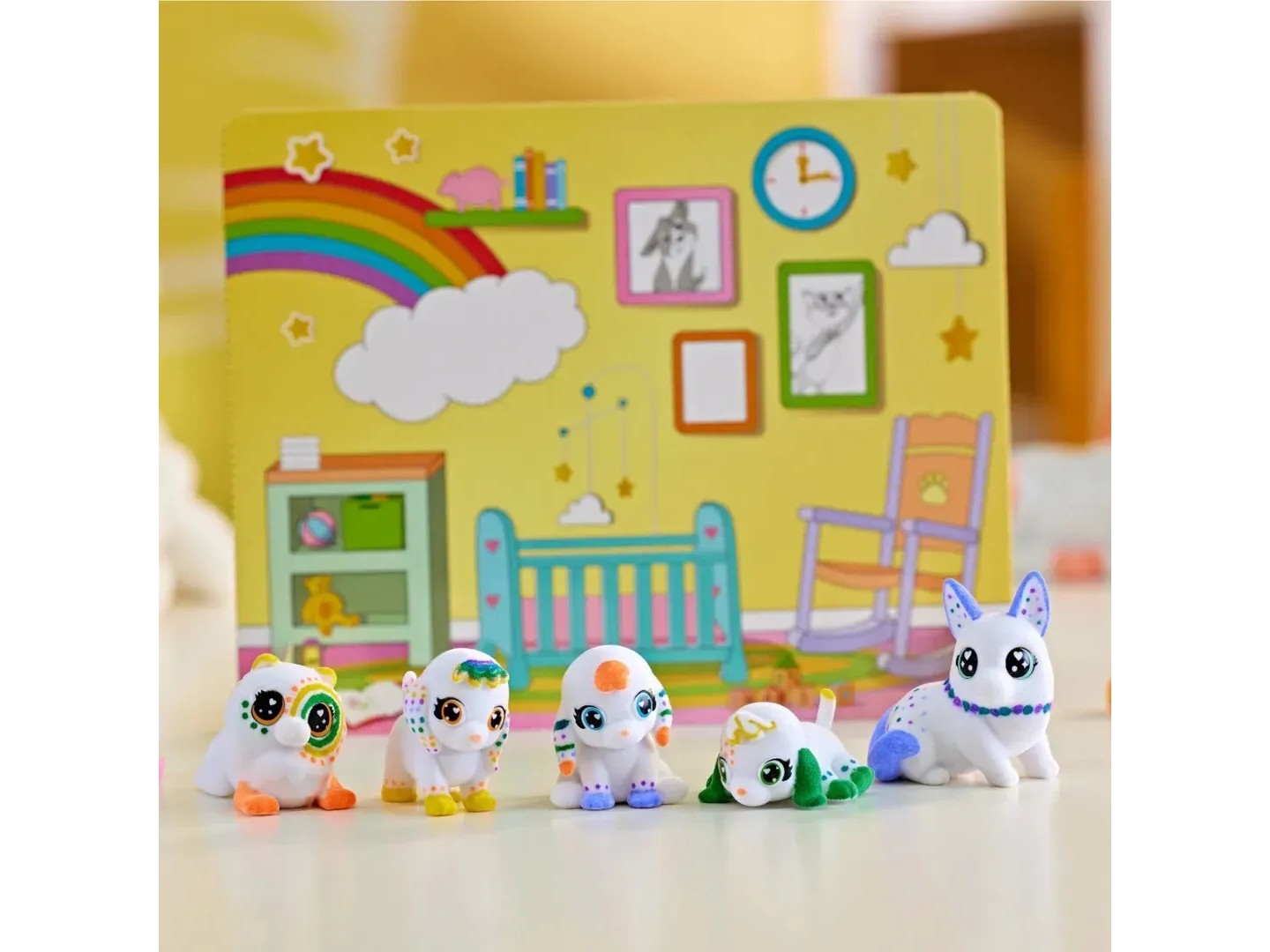 Набір для декупажу та розпису Crayola Washimals Домашні тваринки з фломастерами 5 шт. (74-7516) — фото 7