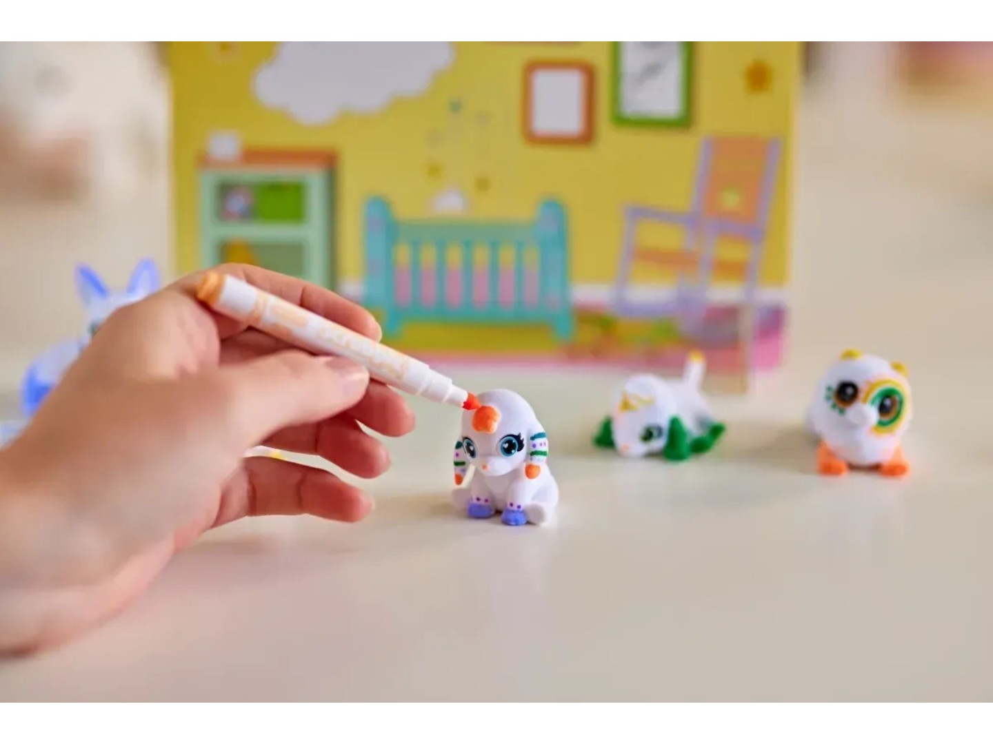 Набір для декупажу та розпису Crayola Washimals Домашні тваринки з фломастерами 5 шт. (74-7516) — фото 6